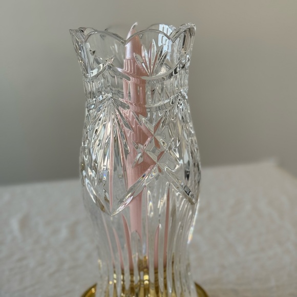 Waterford Crystal Hurricane Candle Holder - Picture 1 of 12